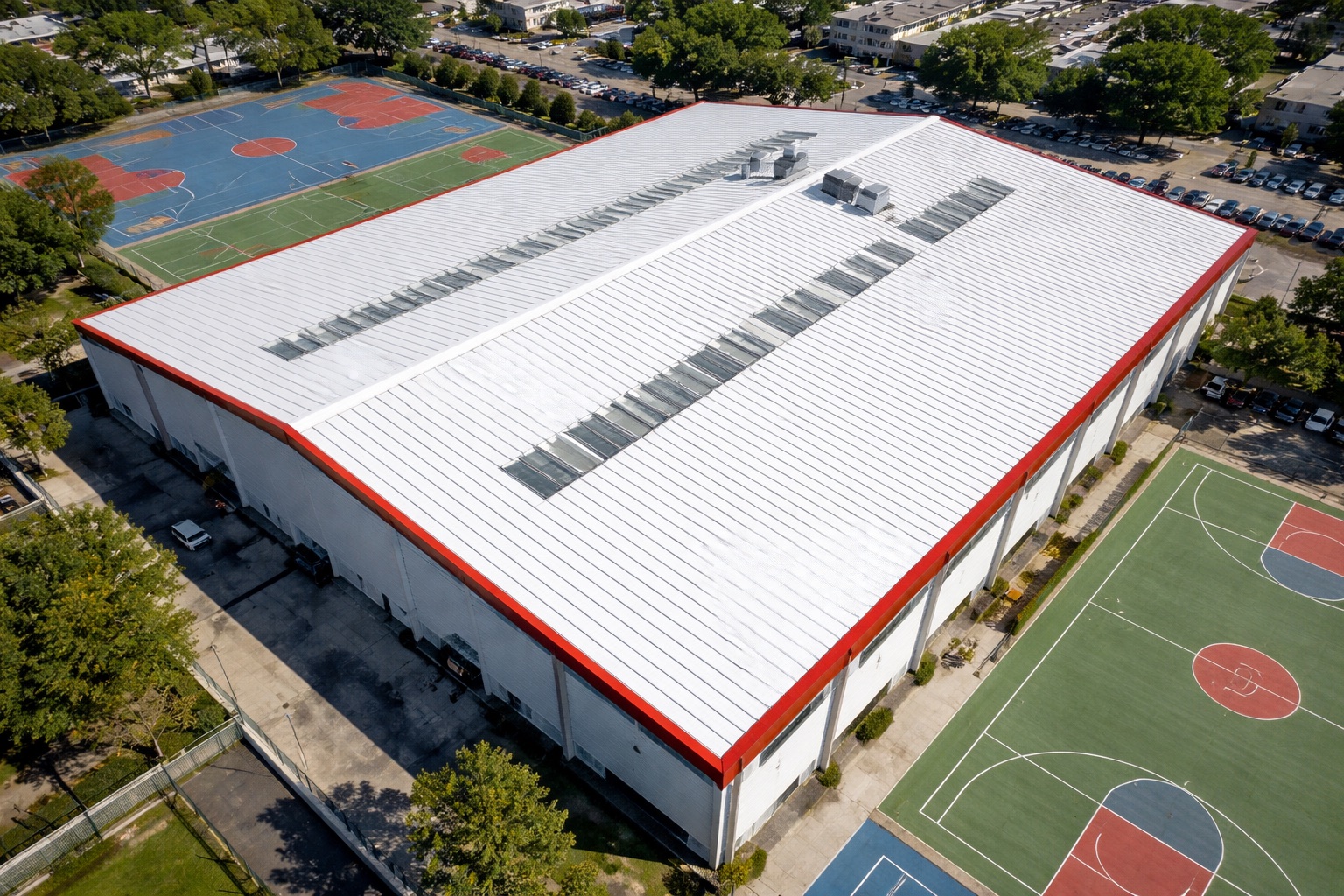 Cubierta metálica industrial instalada por Comercial HC Ltda